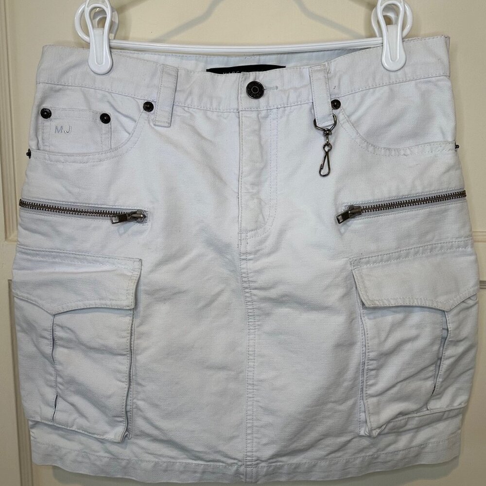 Marc Jacobs Cargo Skirt, White, Size 4